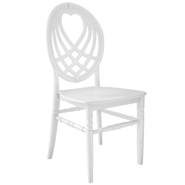 TIFFANY | Bryllupsstol | Hvit | Plast | Stabelbar