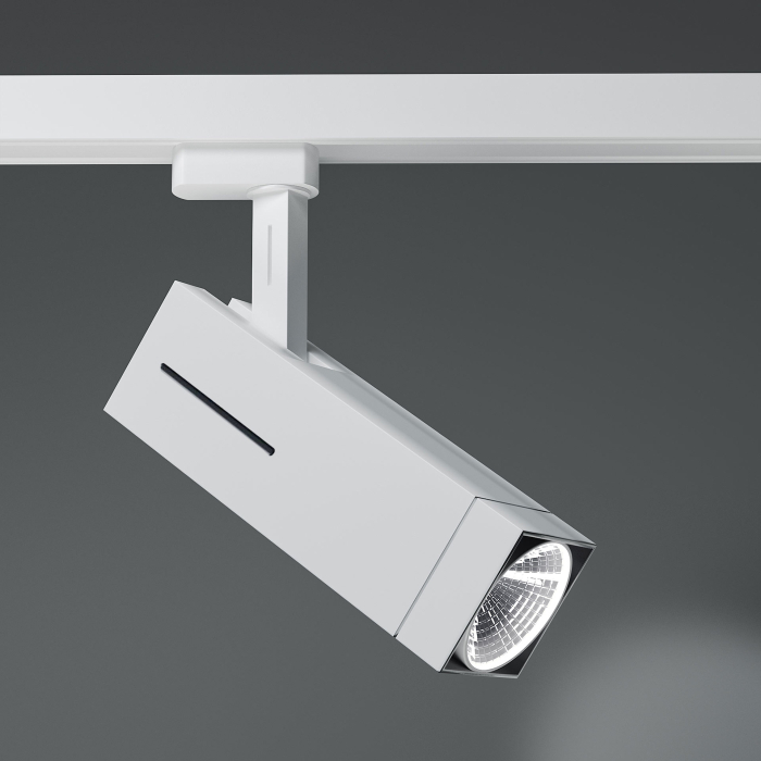 TORONTO | Spot LED sur rail | Blanc | 7W / 4000K | Blanc neutre | 3 phases