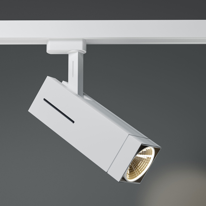 TORONTO | LED-Spottivalaisin | Valkoinen | 20W / 2700K | Lämmin valkoinen | 3 vaihetta