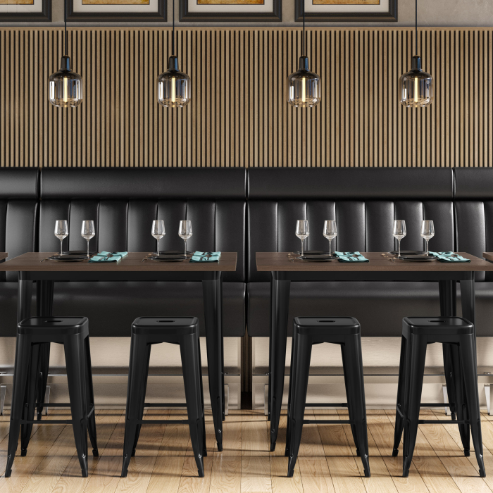 CALIFORNIA | Tolix Barhocker | Schwarz | Metall
