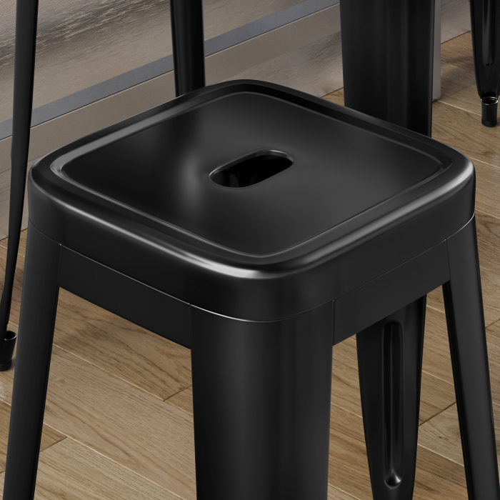 CALIFORNIA | Tolix Barhocker | Schwarz | Metall