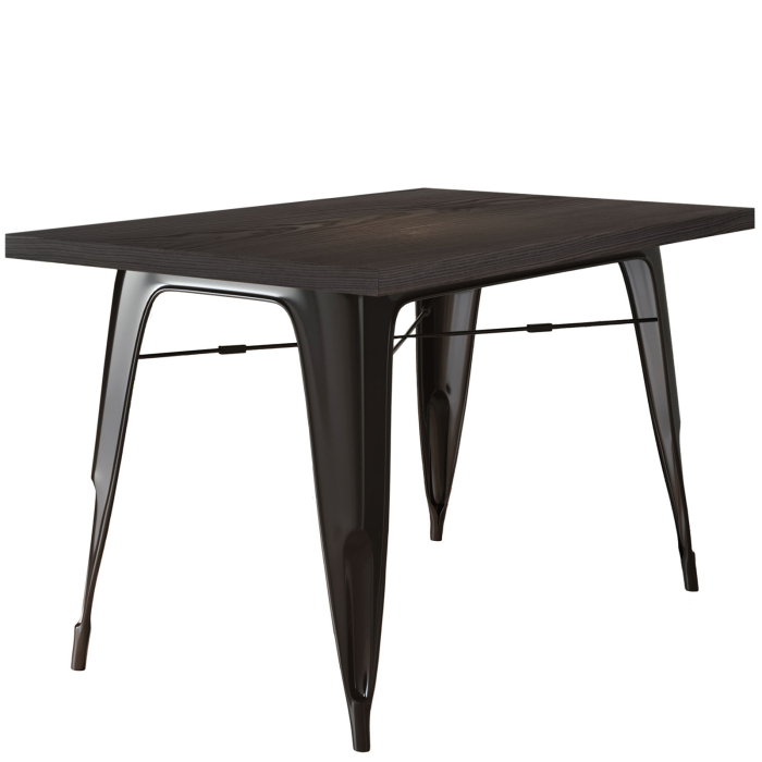 CALIFORNIA | 31256 | B:D:H 120 x 60 x 78 cm | Wengé & Zwart | Rechthoekig CALIFORNIA | 31256 | B:D:H 120 x 60 x 78 cm | Wengé & Zwart | Rechthoekig