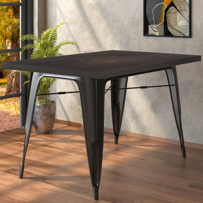CALIFORNIA | 31256 | B:D:H 120 x 60 x 78 cm | Wengé & Zwart | Rechthoekig CALIFORNIA | 31256 | B:D:H 120 x 60 x 78 cm | Wengé & Zwart | Rechthoekig