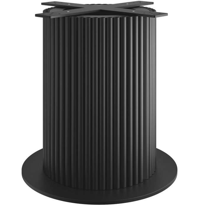 TORINO | Bistro tafelonderstel | Hoogte: 72 cm | Bodemplaat: Ø 68 cm | Zuiger: Ø 50 cm | Zwart