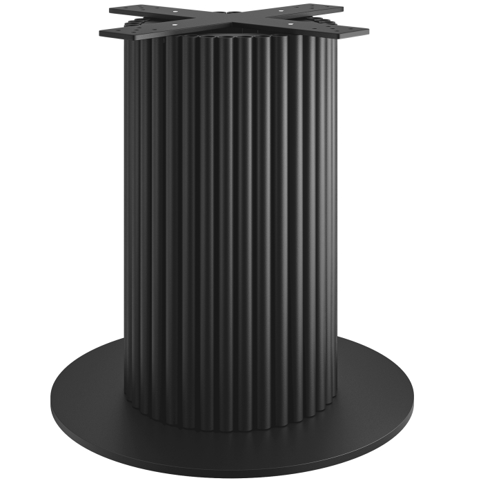 TORINO | Stół bistro | Wysokość: 72 cm | Podstawa: Ø 68 cm | Kolumna: Ø 40 cm | Czarny