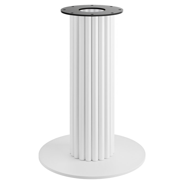 TORINO | Bistro bordunderstell | Høyde: 72 cm | Bunnplate: Ø 50 cm | Stolpe: Ø 20 cm | Hvit