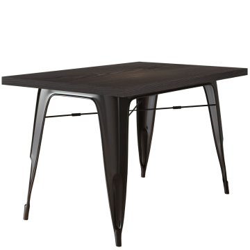 CALIFORNIA | 31256 | B:D:H 120 x 70 x 78 cm | Wengé & Zwart | Rechthoekig