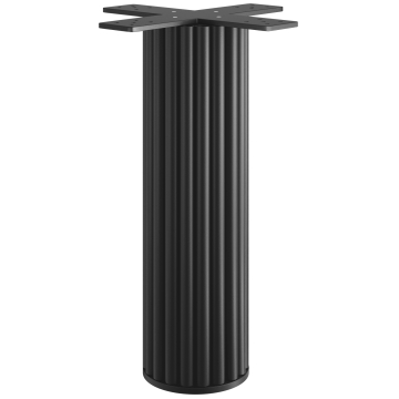 TORINO | Bistro-pöytätukirakenne | Korkeus: 72 cm | Päällitila: Ø 20 cm | Sänky: Ø 20 cm | Musta