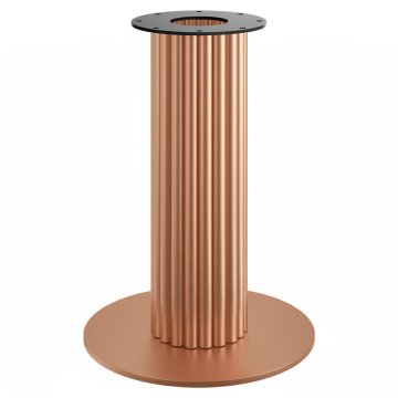 TORINO | Bistro tafelonderstel | Hoogte: 72 cm | Bodemplaat: Ø 50 cm | Kolom: Ø 20 cm | Koper
