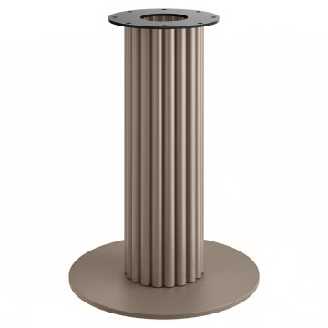 TORINO | Bistro tafelonderstel | Hoogte: 72 cm | Bodemplaat: Ø 50 cm | Kolom: Ø 20 cm | Taupe