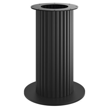 TORINO | Bistro Table Frame | Height: 72 cm | Base Plate: Ø 50 cm | Pole: Ø 30 cm | Black