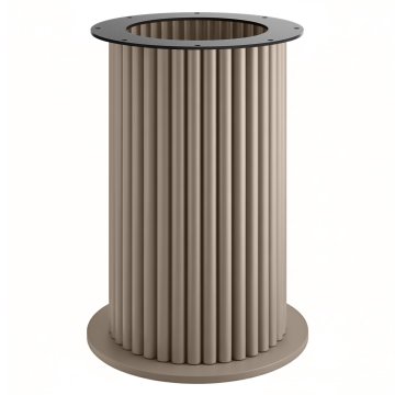 TORINO | Bistrobordstativ | Høyde: 72 cm | Bunnplate: Ø 50 cm | Søyle: Ø 40 cm | Taupe