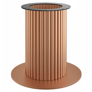 TORINO | Bistro Tischgestell | Höhe: 72 cm | Bodenplatte: Ø 68 cm | Säule: Ø 40 cm | Kupfer