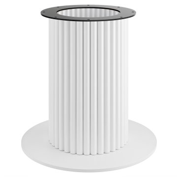TORINO | Bistro bordunderstell | Høyde: 72 cm | Bunnplate: Ø 68 cm | Støtte: Ø 40 cm | Hvitt