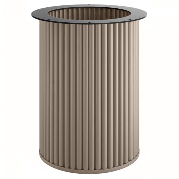 TORINO | Bistro tafelonderstel | Hoogte: 72 cm | Bodemplaat: Ø 50 cm | Zuil: Ø 50 cm | Taupe