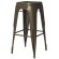 CALIFORNIA | Tolix Barhocker | Rost Matt | Metall