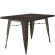 CALIFORNIA | 31256 | B:D:H 120 x 60 x 78 cm | Wengé & roest | Rechthoekig