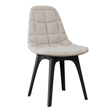 UFO | Schalenstuhl | Creme | Stoff