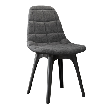 UFO | shell chair | anthracite | fabric