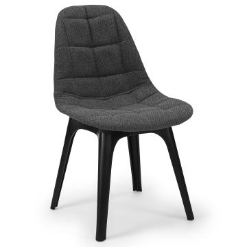 UFO | Chaise à coque | Velours | Anthracite