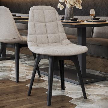 UFO | silla concha | crema | tela