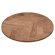 USA WALNUT | Gastro Massiv Tischplatte | Ø 60 x 2,5 cm | Walnuß | Rund | Fischgrät