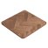 USA WALNUT | Gastro Massiv Tischplatte | 60 x 60 x 2,5 cm | Walnuß | Quadratisch | Fischgrät