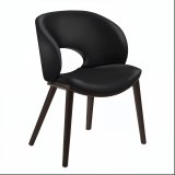 Valentina | Hotel Chair | Leather | Black