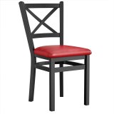 VALENTINO STEEL | Bistrostoel | Rood | Leer