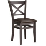 VALENTINO | Bistro Chair | Dark Brown | Leather