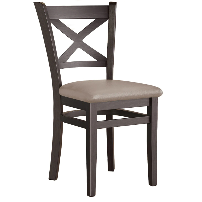 VALENTINE | bistrostol | taupe | lær