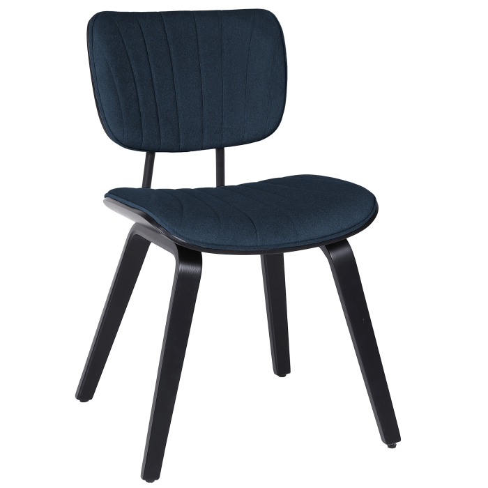 Valerie | Chaise de Bistro | Bleu | Velours