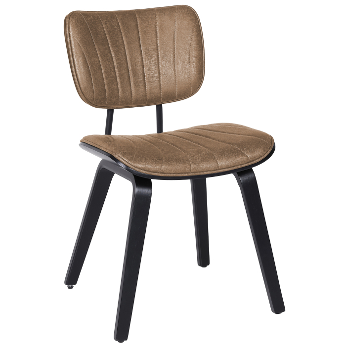 Valerie | Bistro Stol | Brun | Läder