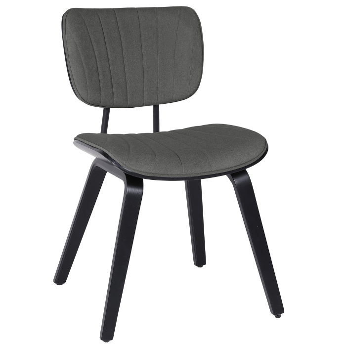 Valerie | Bistro Chair | Gray | Velvet