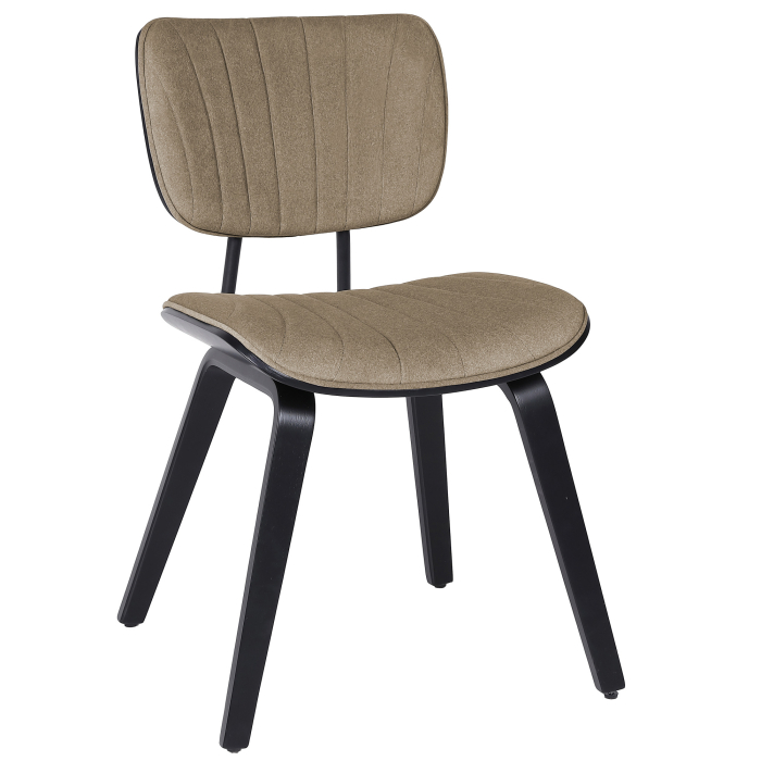 Valerie | Bistro Stol | Taupe | Samt