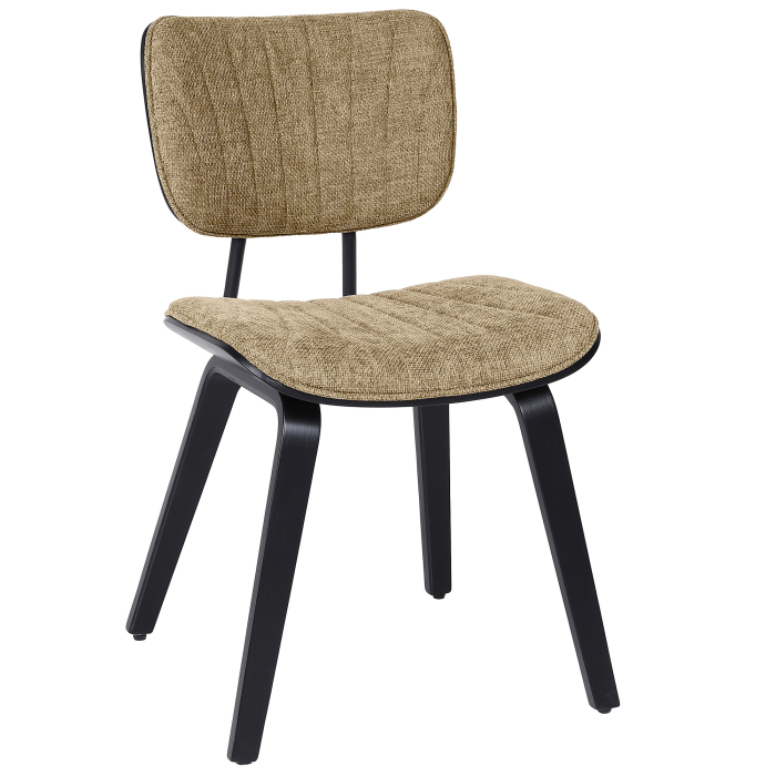 Valerie | Bistro Stuhl | Taupe | Stoff/Textil