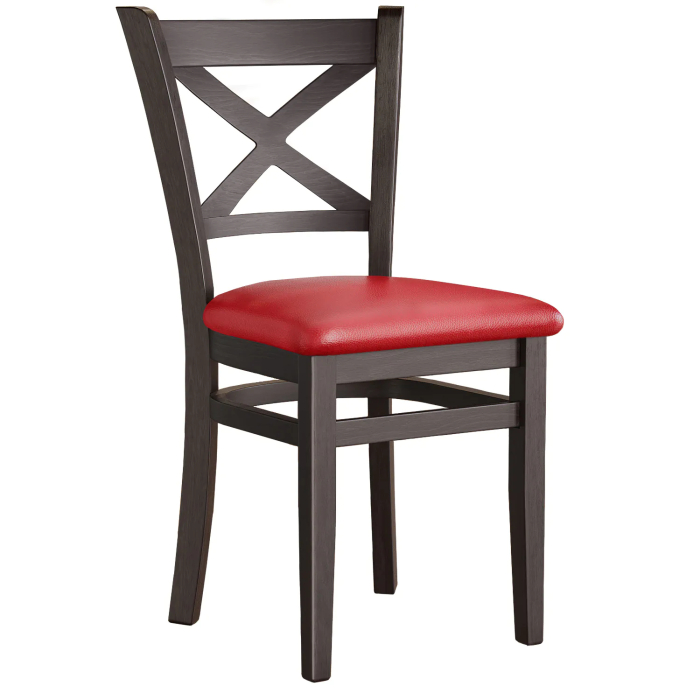 VALENTINO | bistro chair | red | leather