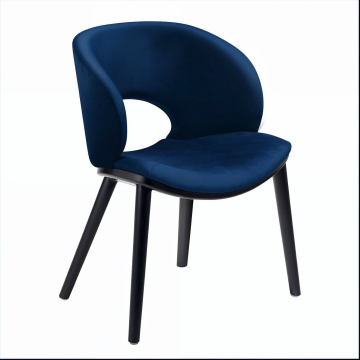 Valentina | Hotel Stuhl | Samt | Blau