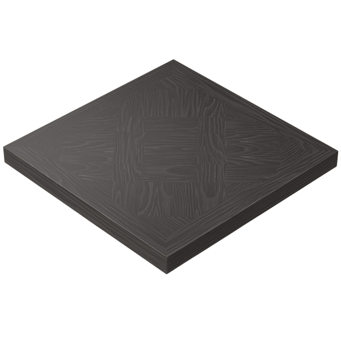 VERSAILLES | Gastro Massive Tabletop | D:W 80 x 80 cm | Wenge Black | Square