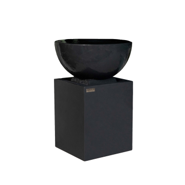 VERA | Design Brunnen  | B:T:H 60 x 60 x 85 cm | Beton | Grau