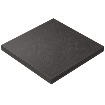 VERSAILLES | Gastro Massiv Bordplate | B:T 70 x 70 cm | Wenge Svart | Firkantet