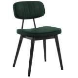 Violeta | Chaise de bistrot | Velours | Vert