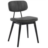 Violeta | Fauteuil Bistro | Velours | Gris