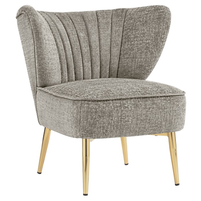 VICTORIA | Bistro Lounge Sessel | Textil/Stoff | Taupe