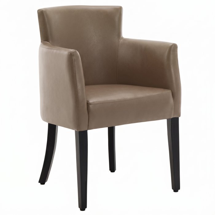 VIOLA | Bistrostuhl | Leder | Taupe