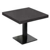 VM | Bistro Tisch | 80 x 80 cm | H 76 cm | Wenge | Gestell: Schwarz