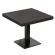 VMST | Bistrobord | 80 x 80 cm | H 76 cm | Wenge | Stativ: Svart