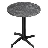 WAP | Bistro Ulkoilmalavapaikka | ∅:H 70 x 109 cm | Felsen / Musta | Pyöreä | Kippaita
