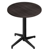 WAP | Bistro Exterior Standing Table | Ø:H 70 x 109 cm | Wenge / Black | Round | Foldable