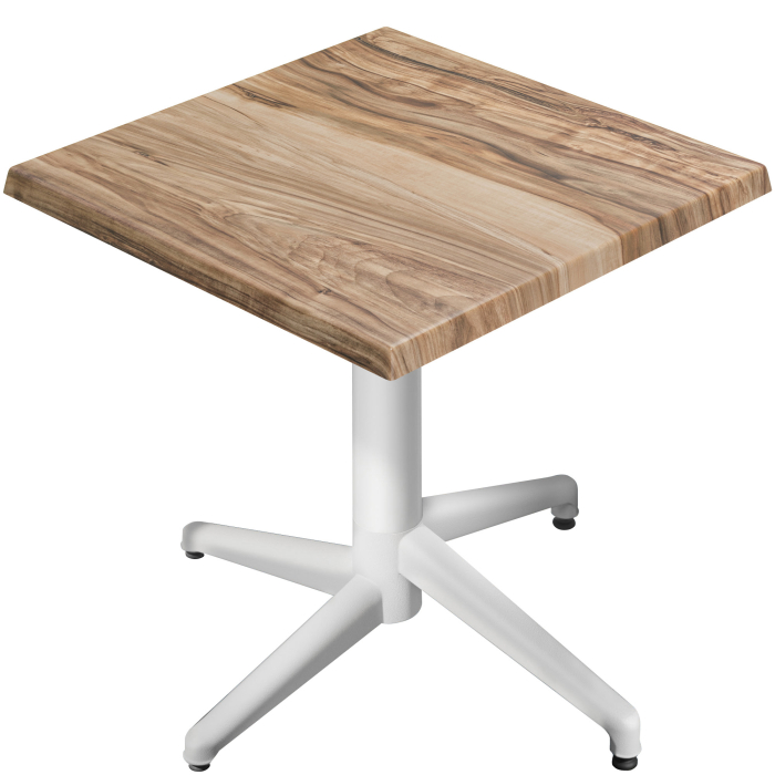 WAP | 31257 | L:P:H 60 x 60 x 74 cm | Sheesham / bianco | Quadrato